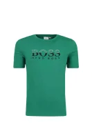 Тениска | Slim Fit BOSS Kidswear зелен